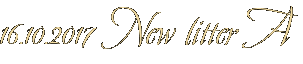 16.10.2017 New litter A 16.10.2017 New litter A