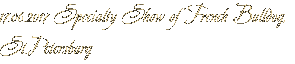 17.06.2017 Specialty Show of French Bulldog, St.Petersburg 17.06.2017 Specialty Show of French Bulldog, St.Petersburg