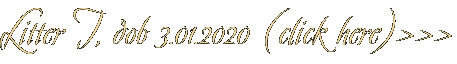 Litter I, dob 3.01.2020 (click here)>>> Litter I, dob 3.01.2020 (click here)>>>